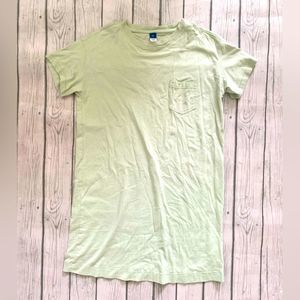 Old navy green t-shirt dress-extra small
